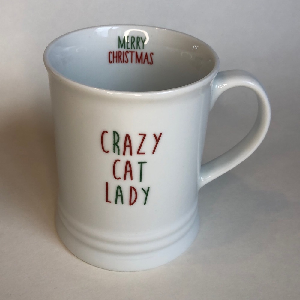 Fringe Crazy Cat Lady Merry Christmas mug